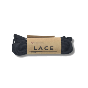 Black Oval Shoe Laces 6mm round