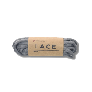 Dark Grey Oval Shoe Laces 6mm round