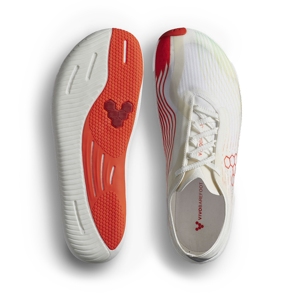 Primus Flow Womens Bright White/ Neon Orange - Image 2