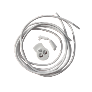 Toggle Laces Adult Plain White
